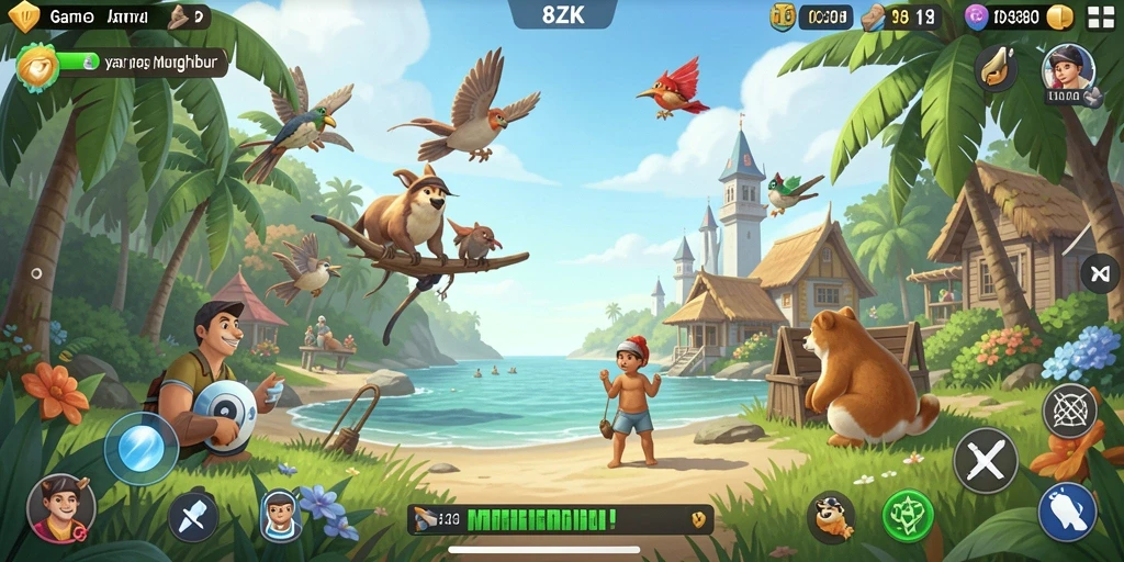 Tangkapan layar utama 8ZK menampilkan gameplay yang mengasyikkan dan menghibur.