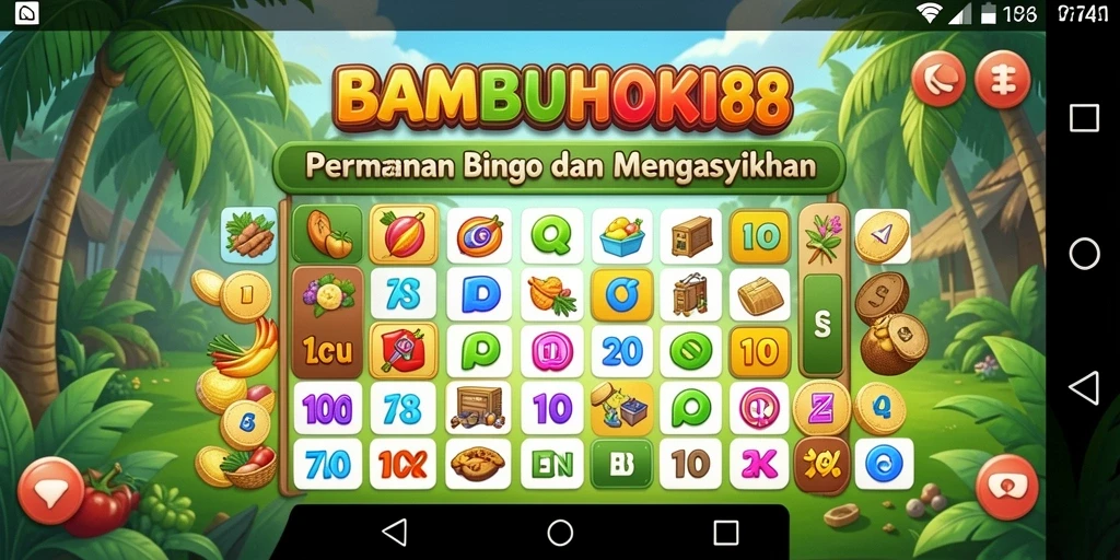 Tampilan gameplay seru dari BAMBUHOKI88 yang membuat Bingo semakin menarik.