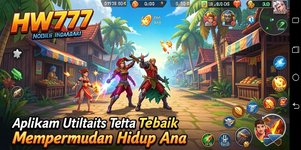 Tampilan antarmuka HW777 yang intuitif dan mudah digunakan.