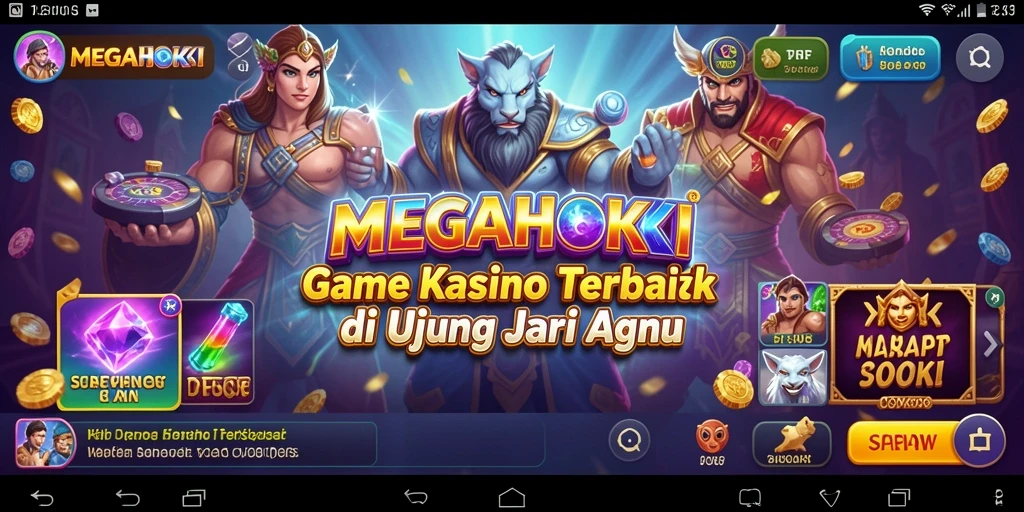 Tampilan screenshot gameplay seru di MEGAHOKI dengan tampilan grafis yang memukau.